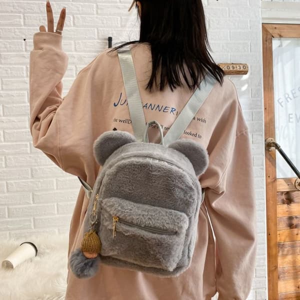 Bunny Ryggsäck Mini Ryggsäck VIT white