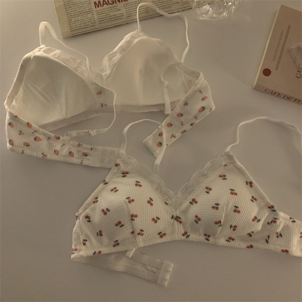 Cherry Print BH Push-up Underkläder S-322 2 S-322