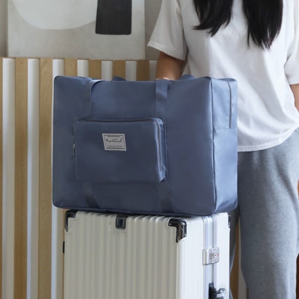 Matkalaukkulaukku Suurikokoinen taitettava matkalaukku SININEN blue