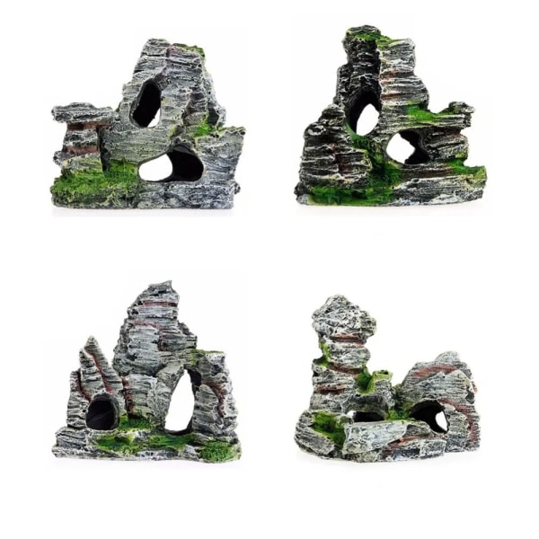 Artificial Moss Aquarium Rock Cave TYPE A TYPE A Type A
