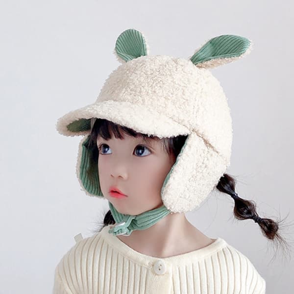 Barnhatt Kaninhatt ROSA Pink