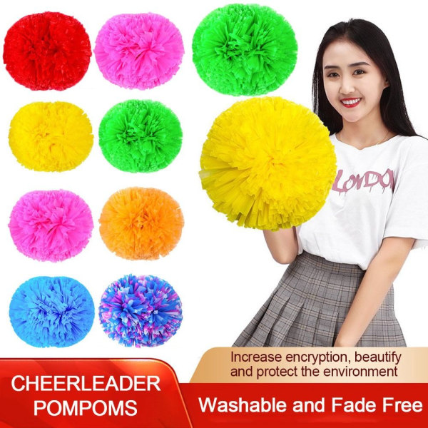 Cheerleader pompoms Cheerleading Cheering Ball RÖD Red