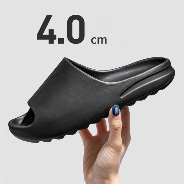 Pillow Slides Sandaler Ultra-mjuka tofflor black 38-39