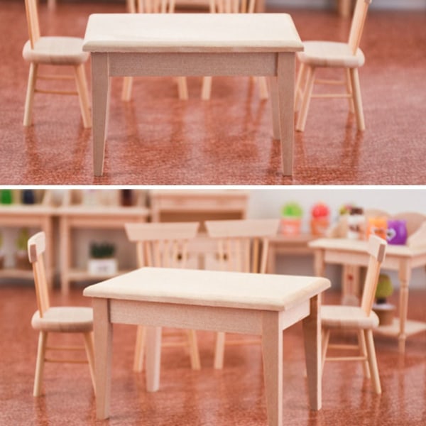 1/2 stk træbord bordmøbler legetøj 4 4 4