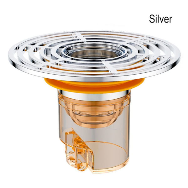 Gulvafløb Afløbsdæksel SØLV SØLV Silver