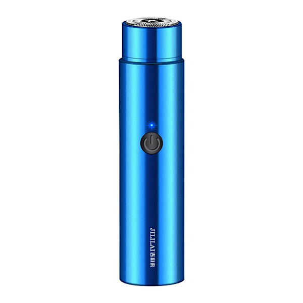 Mini sähköparranajokone parta USB parranajokone SININEN Blue