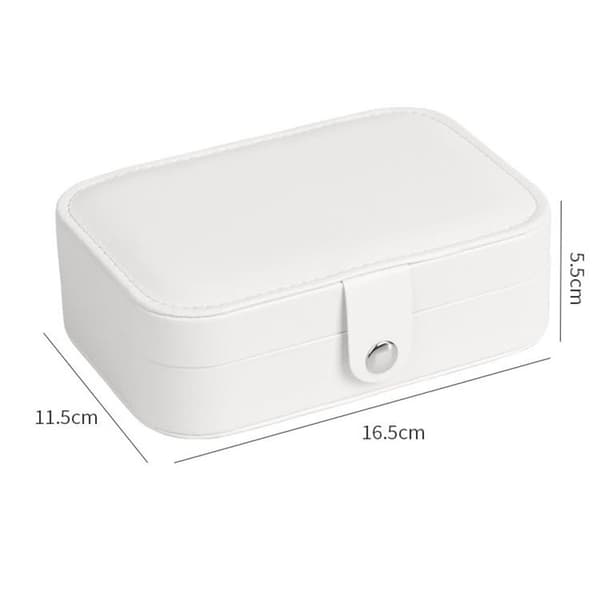 Smyckeskrin Örhängeboxar VIT VIT White