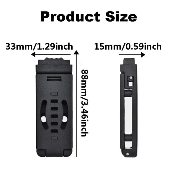 Outdoor S cabbard Bältesklämma 5 ST 5 Pcs