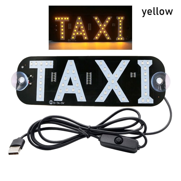 LED Taxiljus Bilsignallampa GUL GUL yellow