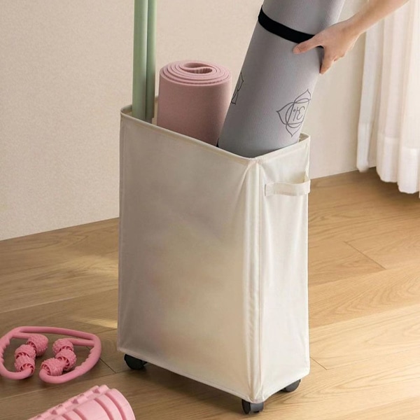 Yogamatta förvaringskorg Smutsiga kläder Behållare tvättkorg