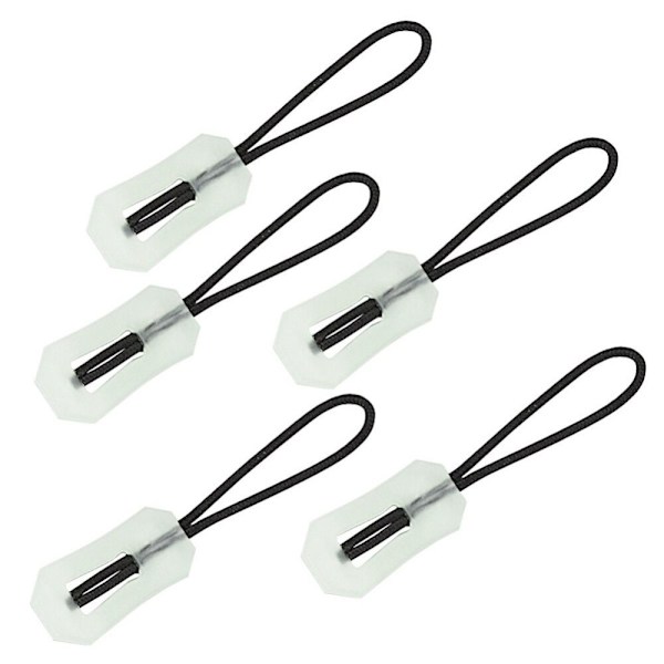 Luminous Pull Zippers Dark Zipper 5 ST 5 ST 5 Pcs