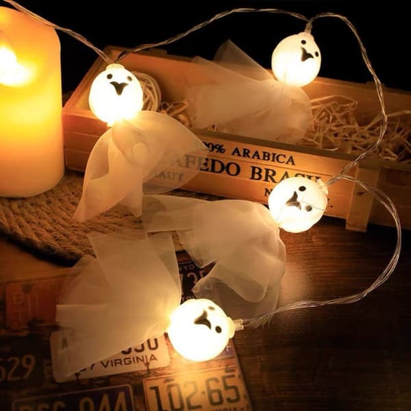 Halloween LED String Light Skeletter Lights 3 3 3