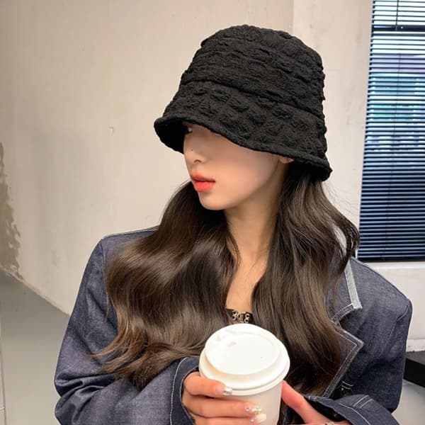 Bucket Hat Beach Cap MUSTA black