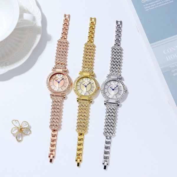 Belteklokke Quartz Armbåndsur GULL Gold
