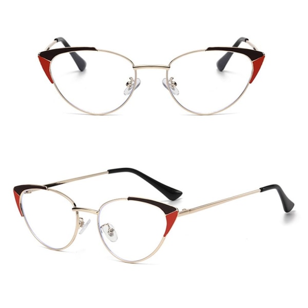 Anti-blåt lys briller runde briller 2 2 2