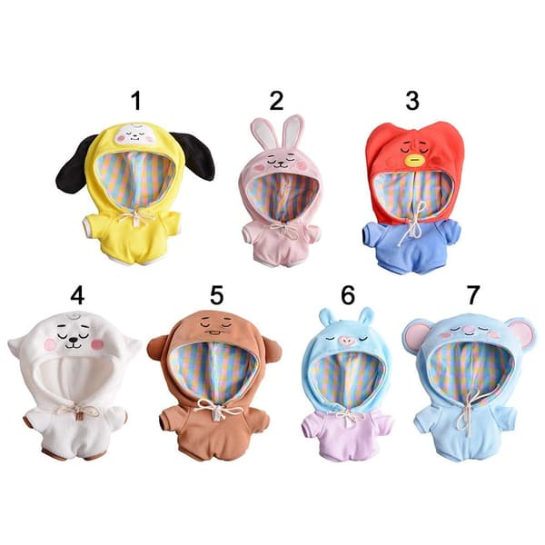 Nya söta kläder 20 cm docka Pyjamas 2 2 2