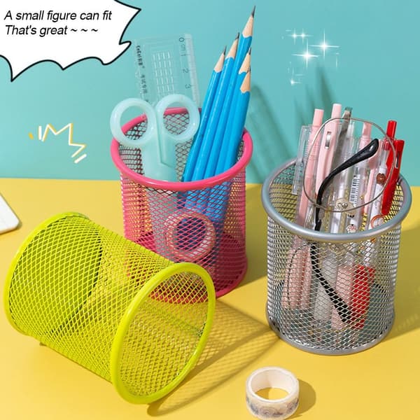 Mesh Pen Pot -kynäpidike MUSTA NELIÖ Black Square-Square