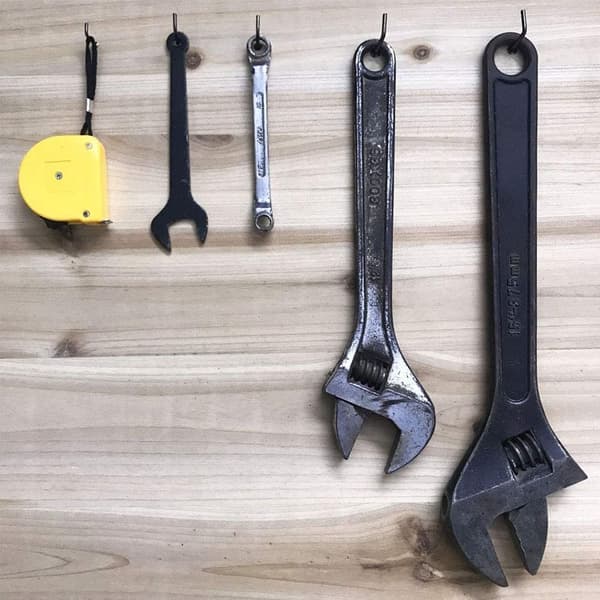 50stk Skruekroker L Shape Kroker 7 Shape