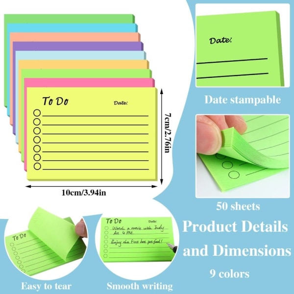 Sticky Notes Notatblokker Memo Pad