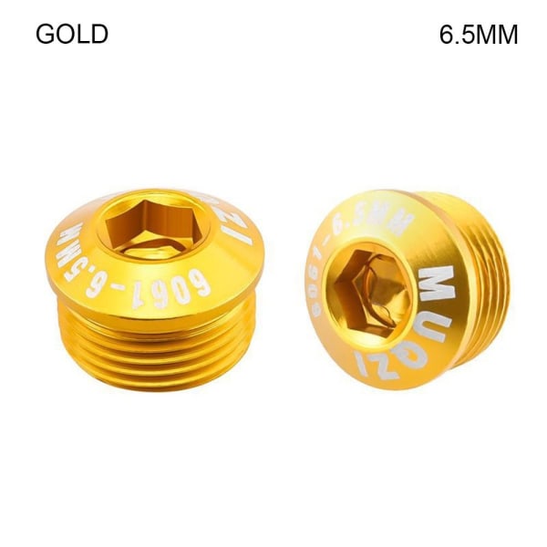 2st Cover Cykelpedalreparation GULD 6,5MM Gold 6.5mm