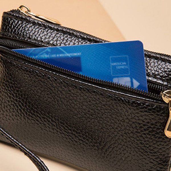 Zero Wallet Mønt Opbevaringspose SORT Black
