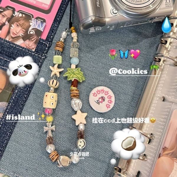 Phone Strap Bil Nyckelringar Nyckelring