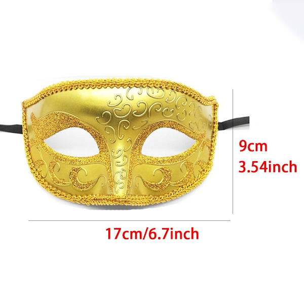 Dansmaskerad metallmask B4 B4 B4