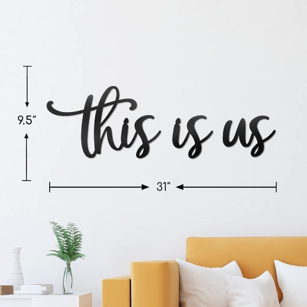 This Is Us Logo Home Decor Metal Vægdekoration Hjem Strygejern