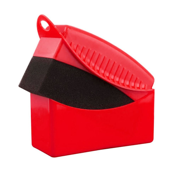 Bilhjulssvampebørstevask RØD red