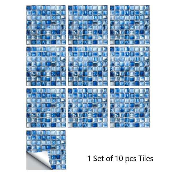10st Mosaik Väggkakel Tapet 15*15CM 15*15CM 15*15cm