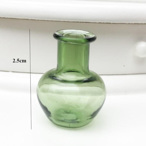 2st Mini Glasvas Köksprydnad GRÅ Grey