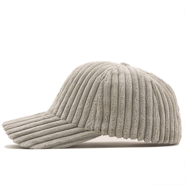 Corduroy baseballcaps vinterhatter KHAKI KHAKI