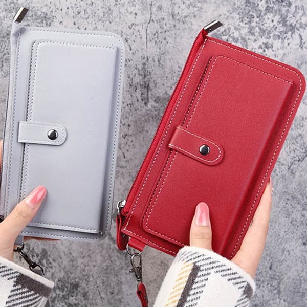 Ohut Bifold Wallet -luottokorttikotelo HARMAA Grey