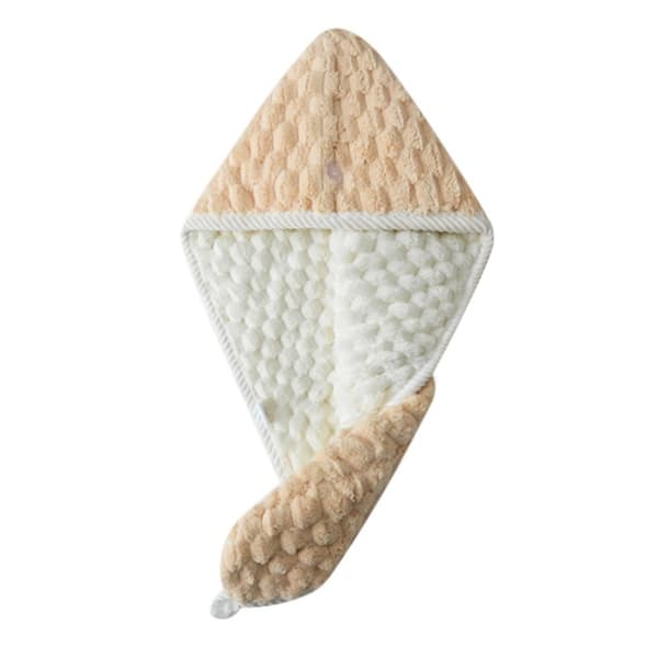 Kuivat hiukset Cap Pyyhkeet Cap ORANSSI DOUBLE LAYER DOUBLE LAYER Orange Double Layer-Double Layer