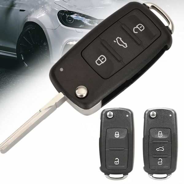 Fjernbetjening Flip Key Bil Fjernbetjening 2 KNAPPER 2 KNAPPER 2 buttons