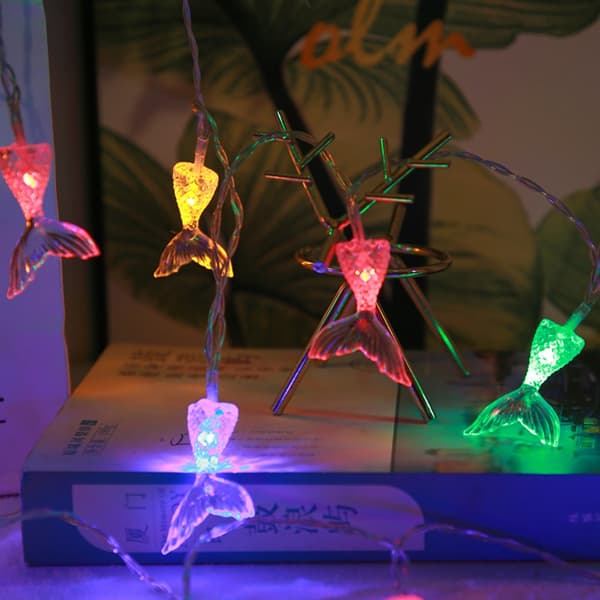 Havfrue Halelampe String Led Lys VARM HVIT VARM HVIT Warm White