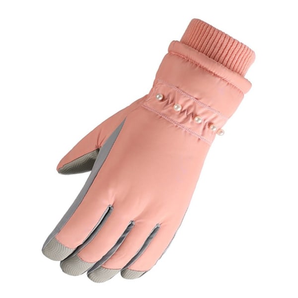 Naisten Pehmohanskat Lumilauta Ski Gloves VAALEEN PINKKI light pink