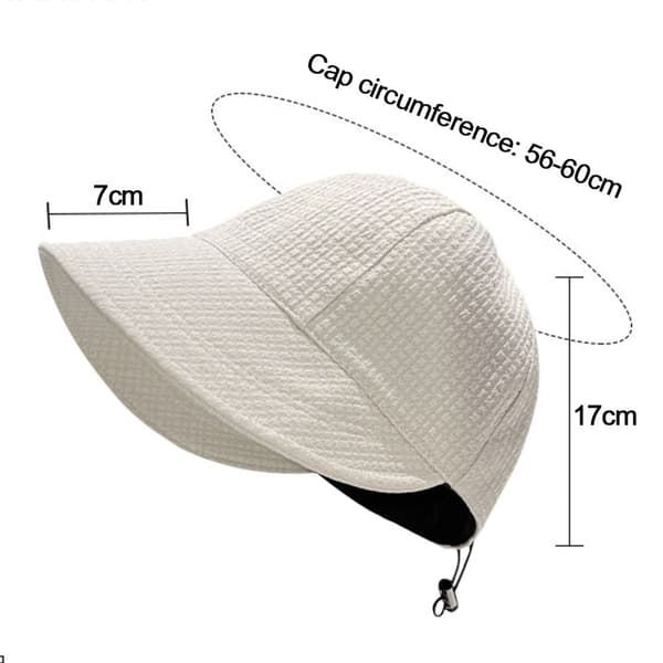 Bucket Hat Beach Cap SORT black