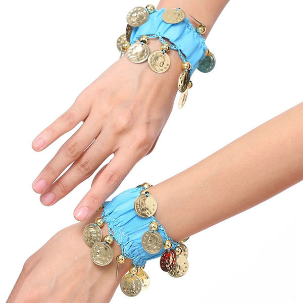 1 par Magdansarmband Wristlet GUL Yellow