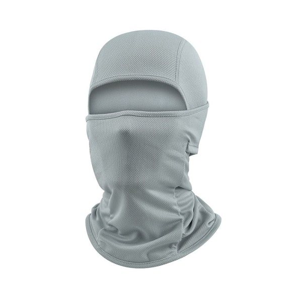 Full Face Cap Sykling Balaclava LYS GRÅ light grey