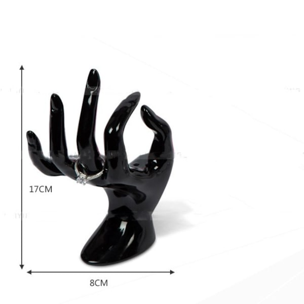 Smykkeholder Display Stand SORT black
