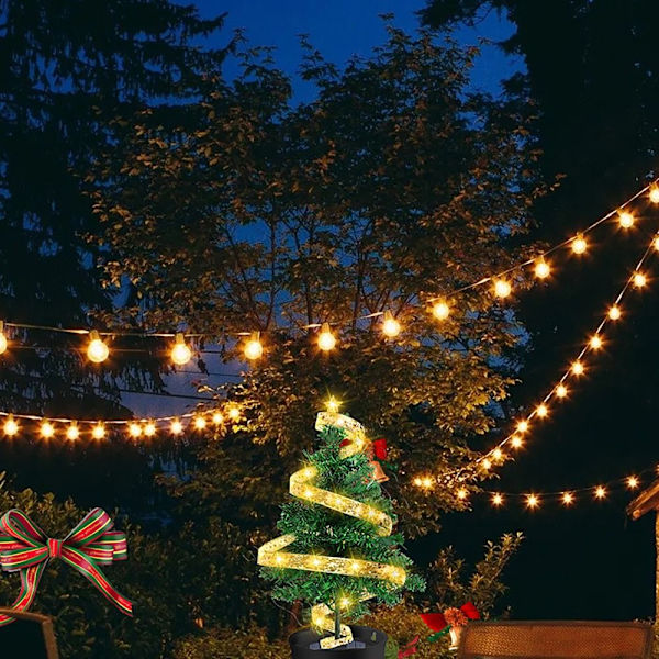 Solar Christmas Tree Christmas LED Light Tree VÄRI VAALEA VÄRI COLOR LIGHT