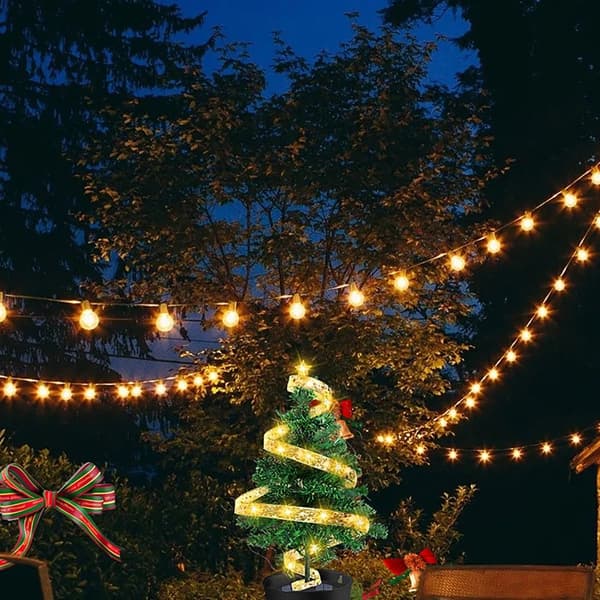 Solar Juletre Jul LED Lys Tre VARM LYS VARM WARM LIGHT