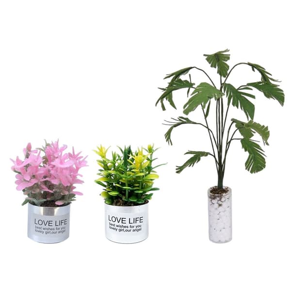 Dukkehusmøbler Mini Green Plant 3 3 3