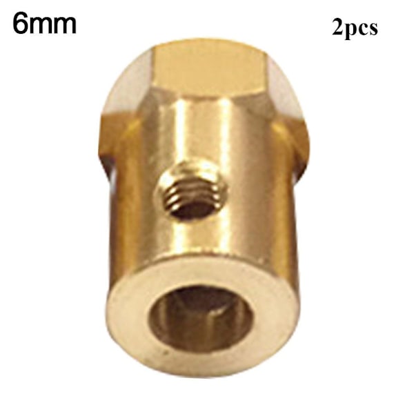 Kuusikulmainen messinkiakselin kytkin 6mm 6mm