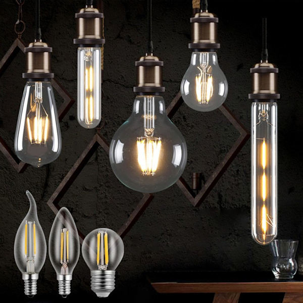 LED pære Vintage Bulb C35 PULLING TAIL C35 PULLING TAIL C35 Pulling  tail