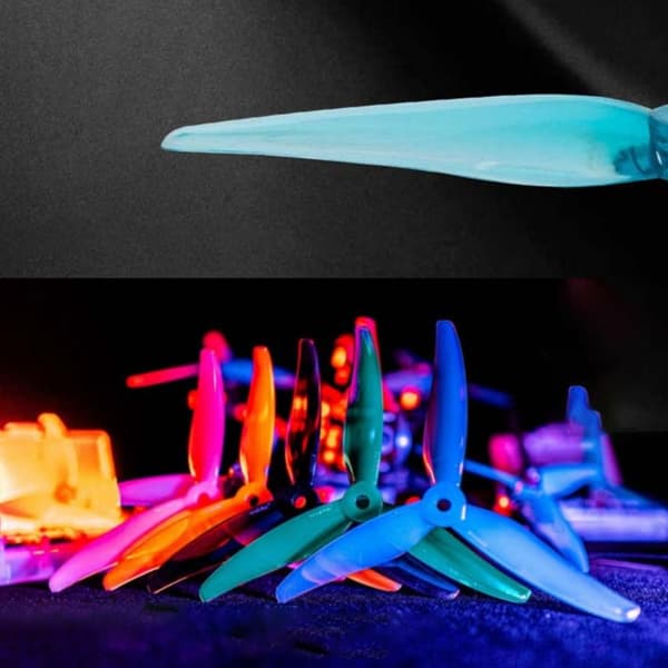2 par Tri-Blade Propeller Propeller Propeller PINK Pink