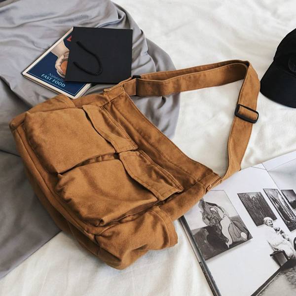 Skuldertasker Messenger Tasker BRUN brown