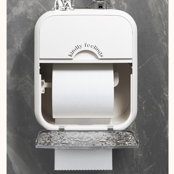 Toiletpapirholder Tissue Box HVID A A White A-A