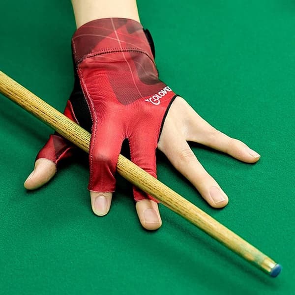 Snookerhandske Billardhandske SORT&BLÅ black&blue
